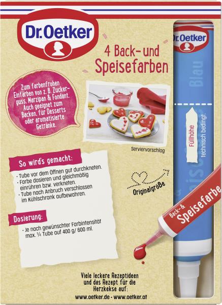 Dr. Oetker 4 Back & Speisefarben