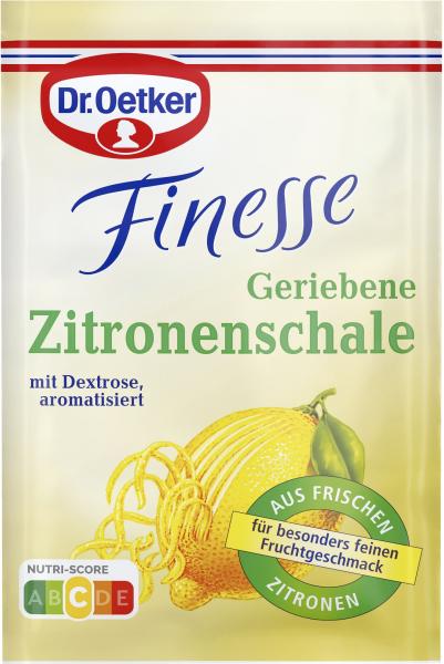 Dr. Oetker Finesse Geriebene Zitronenschale