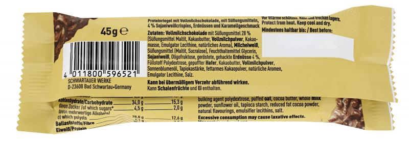 Corny Your Protein Bar Peanut Caramel Crunch