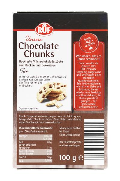 Ruf Choco-Chunks Vollmilch XXL