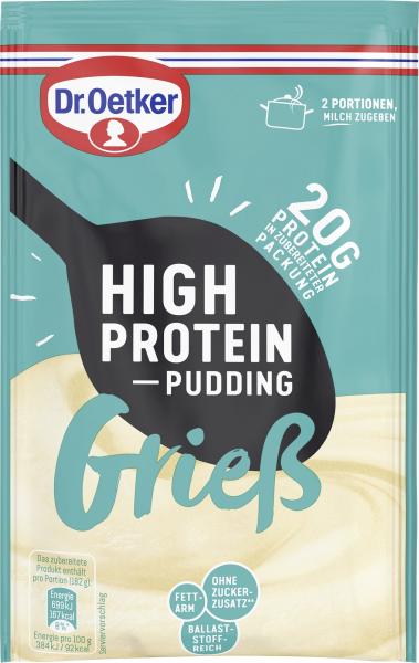Dr. Oetker High Protein Pudding Grieß