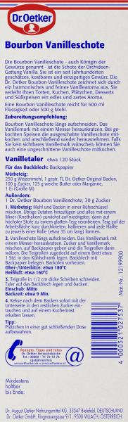 Dr. Oetker Bourbon Vanilleschote