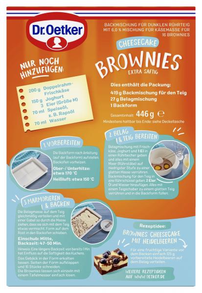 Dr. Oetker Brownies Cheesecake
