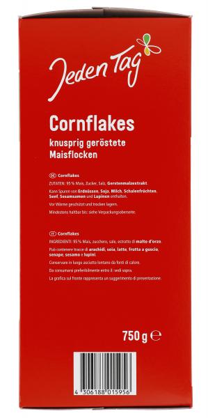 Jeden Tag Cornflakes fettarm