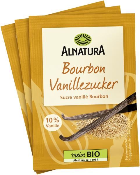 Alnatura Bourbon Vanillezucker 3er Pack