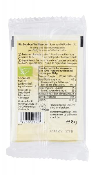 Alnatura Bourbon Vanillezucker 3er Pack