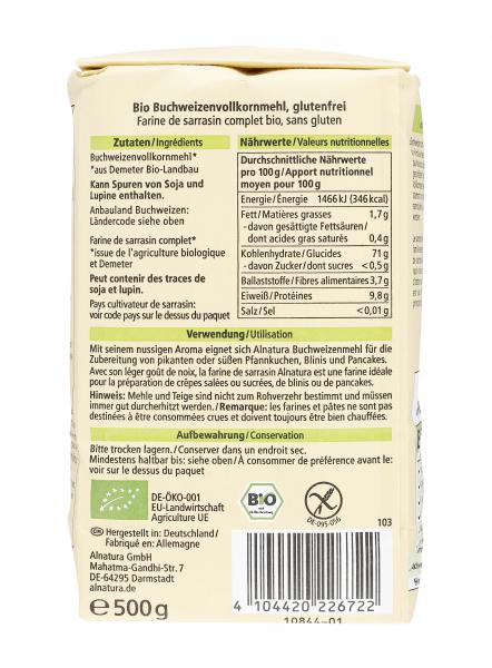Alnatura Buchweizenmehl