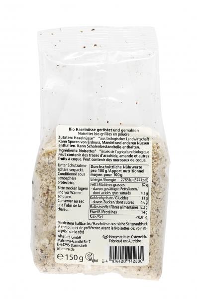 Alnatura Haselnüsse gemahlen
