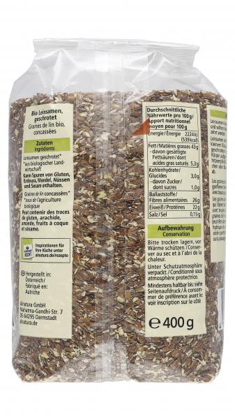 Alnatura Leinsamen geschrotet