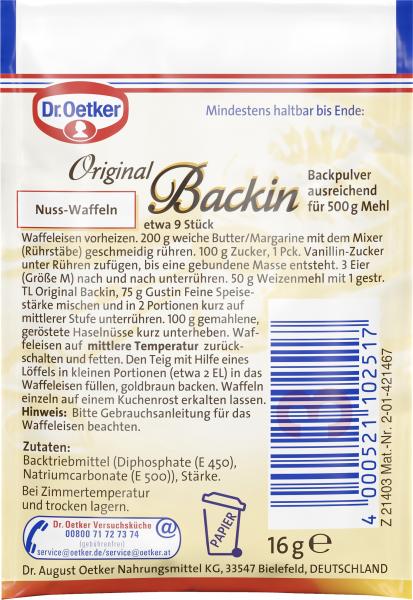 Dr. Oetker Backin Backpulver 3er