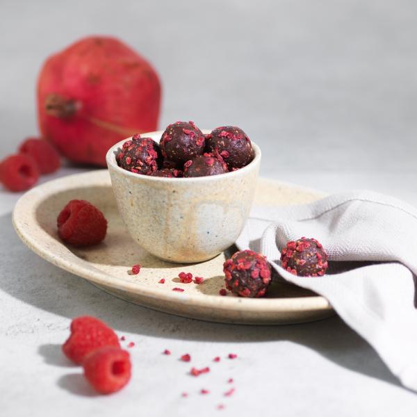 Yammbits Bio Fruit Balls Galaktische Granatapfel-Cassis-Himbeere