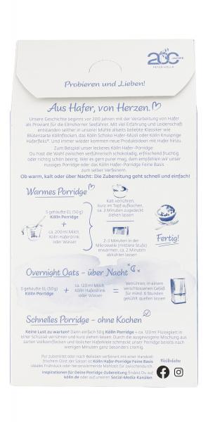 Kölln Hafer-Porridge Feine Basis