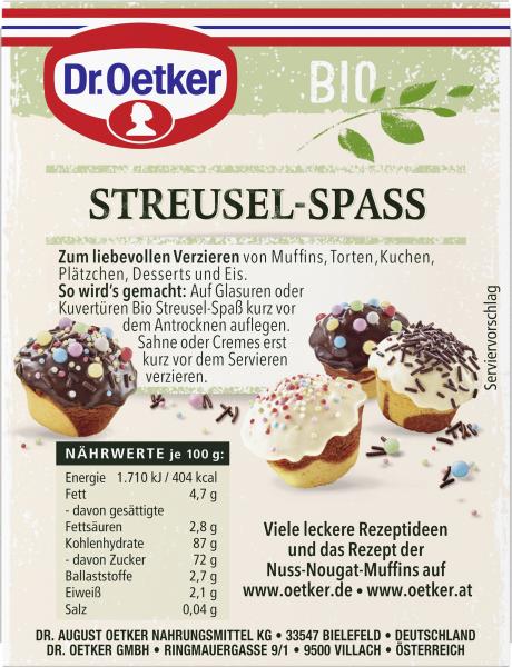 Dr. Oetker Bio Streusel Spaß