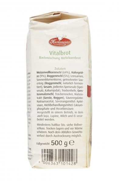 Küchenmeister Backmischung Vitalbrot
