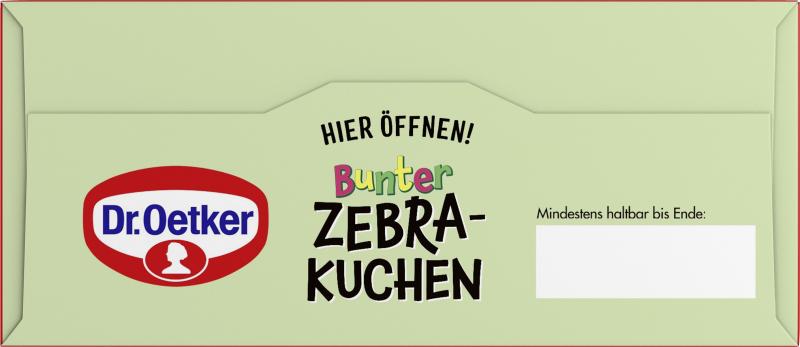 Dr. Oetker Bunter Zebrakuchen