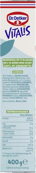Dr. Oetker Vitalis Knusper Nüsse & Kerne Müsli