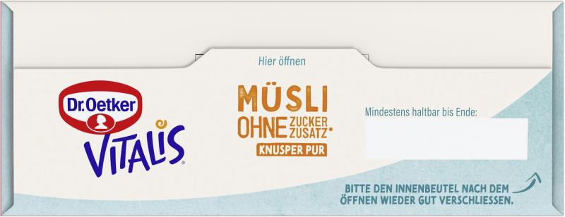 Dr. Oetker Vitalis Knusper Pur Müsli