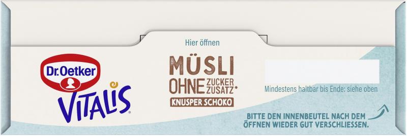 Dr. Oetker Vitalis Knusper Schoko Müsli