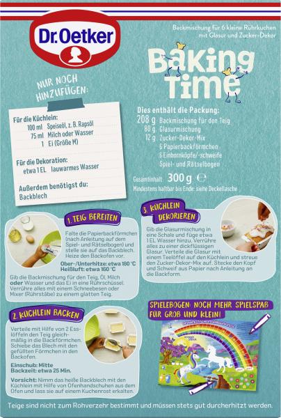 Dr. Oetker Baking Time Einhorn Zauber