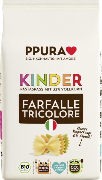 Ppura Bio Kinder Farfalle Tricolore