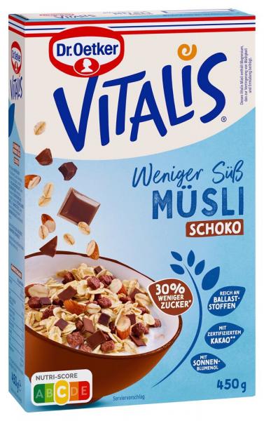 Dr. Oetker Vitalis Weniger Süß Schoko