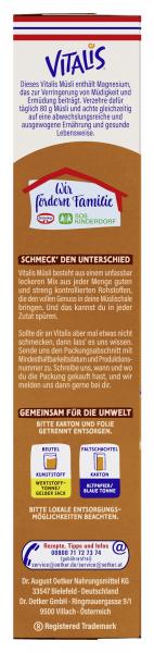 Dr. Oetker Vitalis Knusper Müsli Schoko+Keks