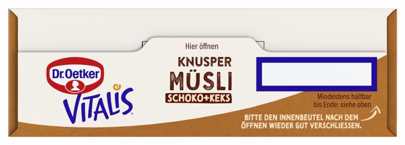 Dr. Oetker Vitalis Knusper Müsli Schoko+Keks