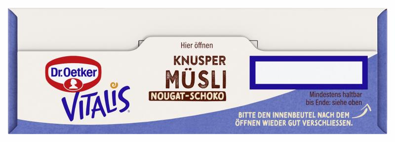 Dr. Oetker Vitalis Knusper Müsli Nougat-Schoko