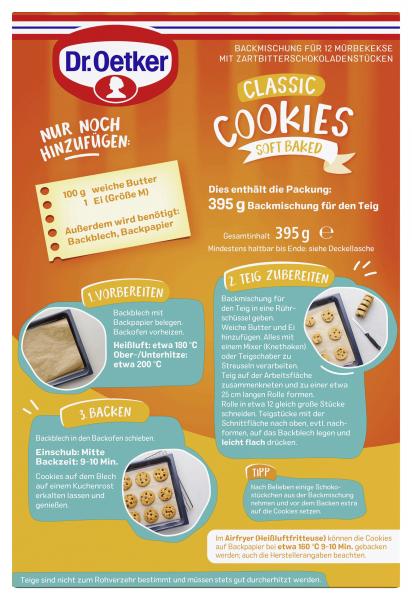 Dr. Oetker Classic Cookies Soft baked