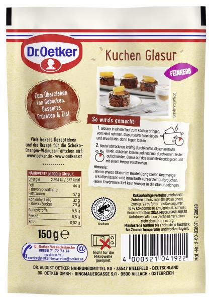 Dr. Oetker Kuchenglasur Feinherb