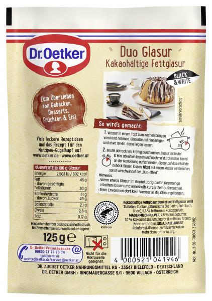 Dr. Oetker Duo Glasur Black & White