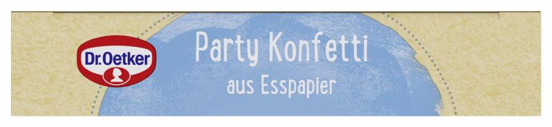 Dr. Oetker Party Konfetti aus Esspapier