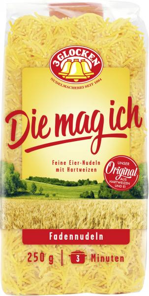 3 Glocken Die mag ich Fadennudeln