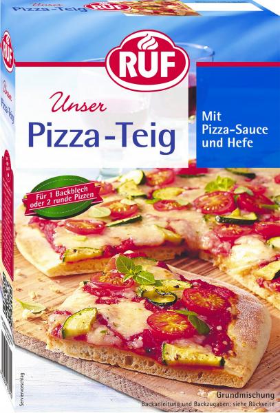 Ruf Pizza-Teig mit Sauce