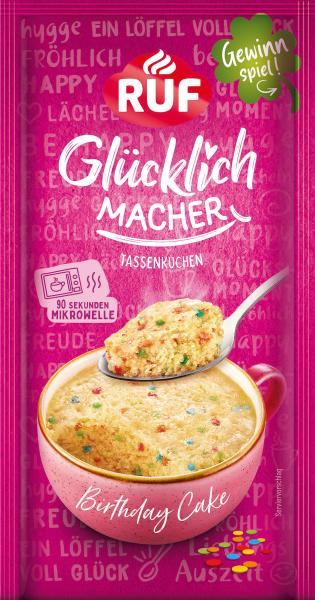 Ruf Glücklichmacher Tassenkuchen Birthday Cake