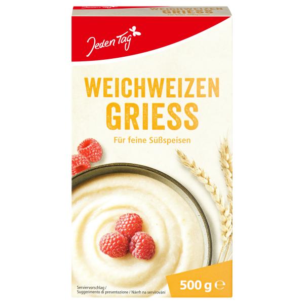 Jeden Tag Weichweizen Griess