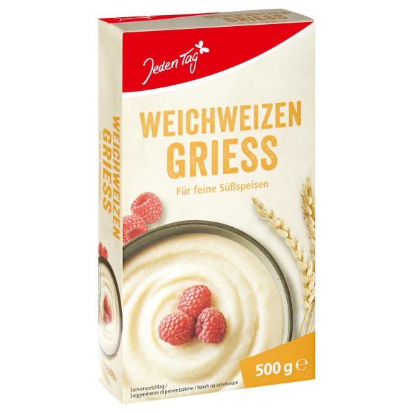 Jeden Tag Weichweizen Griess