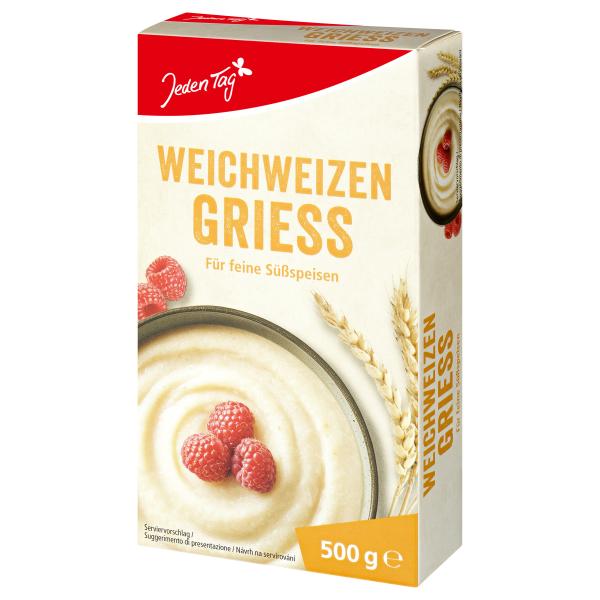 Jeden Tag Weichweizen Griess