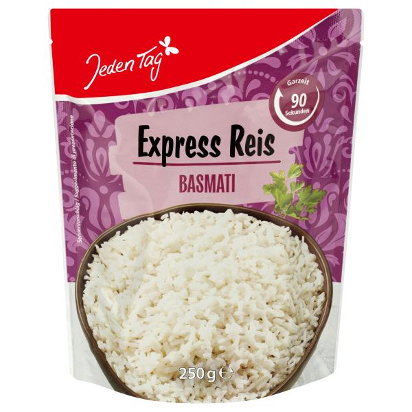 Jeden Tag Express Reis Basmati