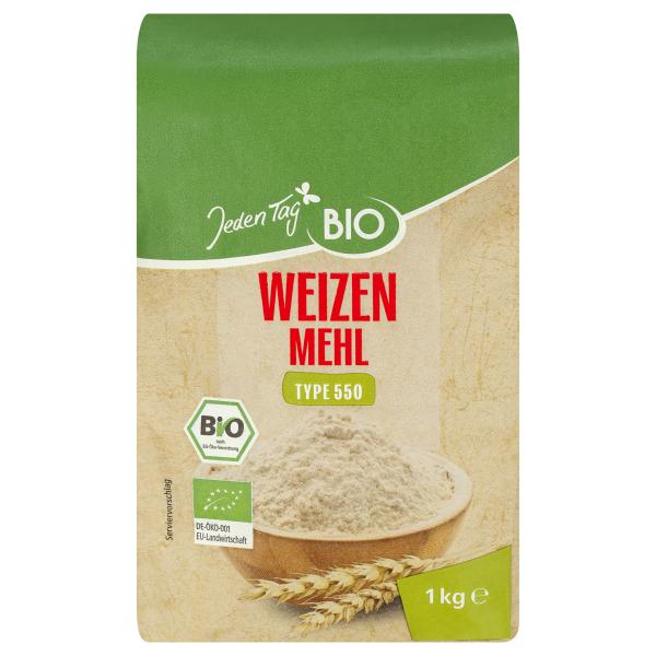 Jeden Tag Bio Weizenmehl Type 550