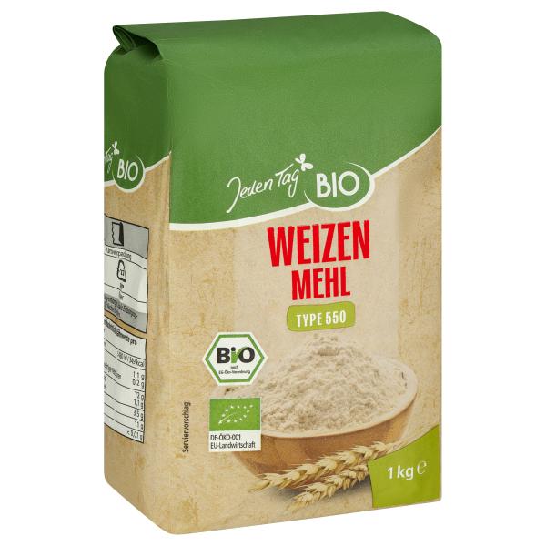 Jeden Tag Bio Weizenmehl Type 550