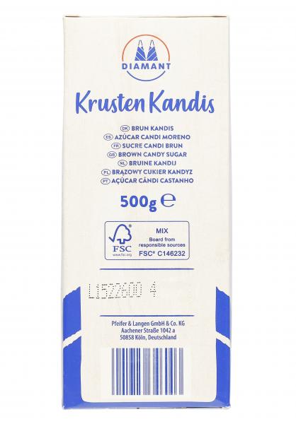 Diamant Krustenkandis braun