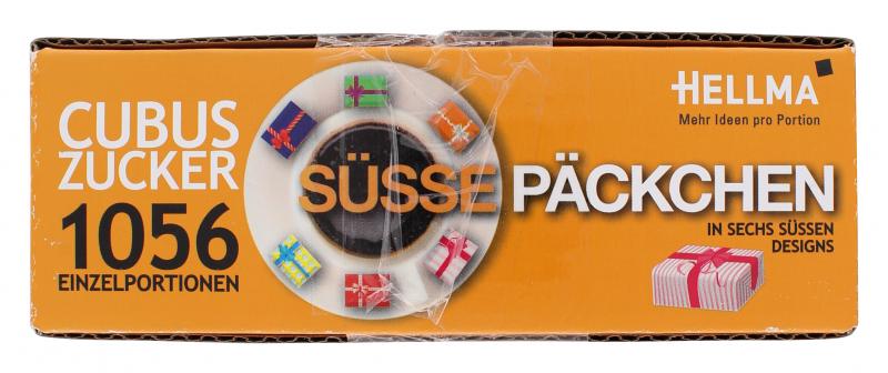 Hellma Cubus Zucker süße Päckchen