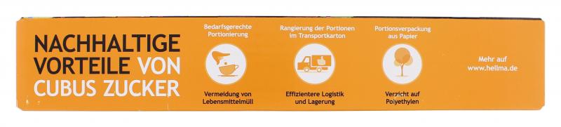 Hellma Cubus Zucker süße Päckchen