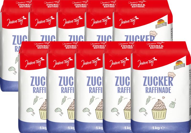 Jeden Tag Zucker Raffinade