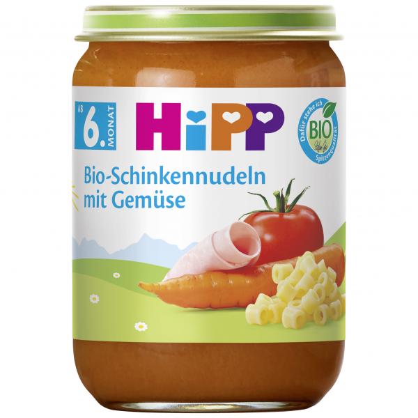 Hipp Bio-Schinkennudeln mit Gemüse