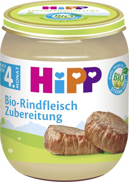 Hipp Bio-Rindfleisch Zubereitung