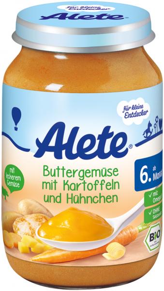 Alete Buttergemüse mit Kartoffeln & Hühnchen