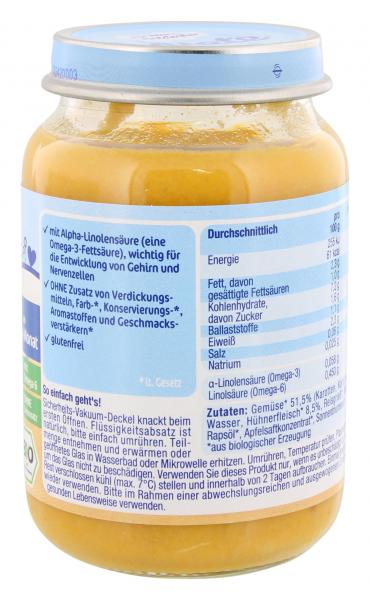 Alete Buttergemüse mit Kartoffeln & Hühnchen