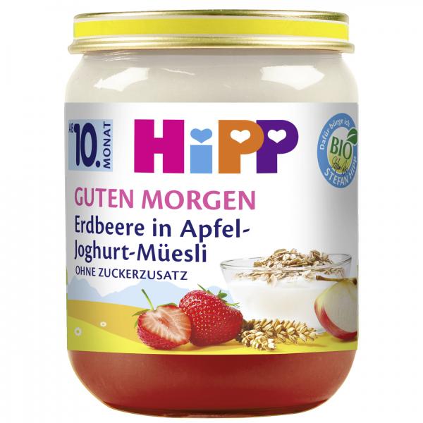 Hipp Guten Morgen Erdbeere in Apfel-Joghurt-Müesli